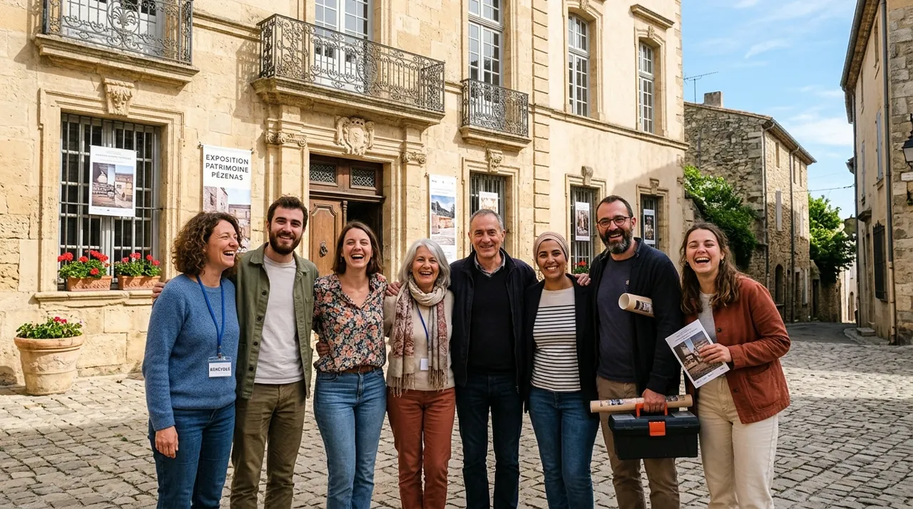 Groupe de bénévoles de l'Association Jouets Passion réunis lors d'une session de formation